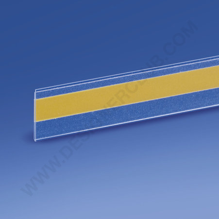 Rail adhésif plat pour scanner mm. 20x1000 en cristal PET ♻
