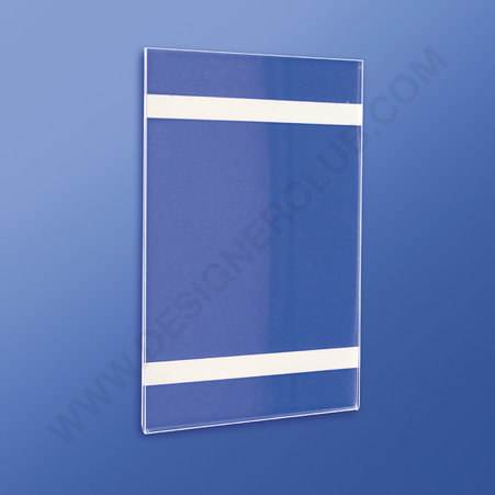 Pocket sign holder with adhesive foam a6 - 105 x 150 mm.