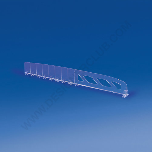 Breakable small divider height mm. 55 length from 180 to 380 mm.