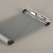 Snap dørskilt i aluminium mm. 105x148
