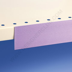 Flat scanner rail - adhesive in the upper part mm. 50 x 1000 crystal pvc