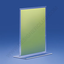 Piegato trasparente a cavalletto verticale a3 - 297 x 420 mm.
