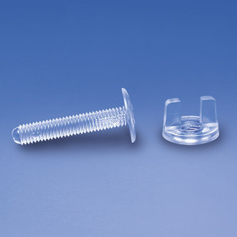 Parafusos de plástico mm. 14 (ps 14/25) transparente