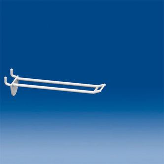 Double prong white double hook clip mm. 150 small price holder