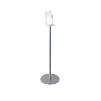 Floor stand with hand sanitizer dispenser holder type 5 universal - with cable tie (minimum order 2 pcs)