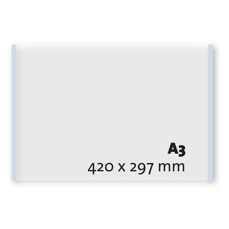 Clear acrylic pocket a3