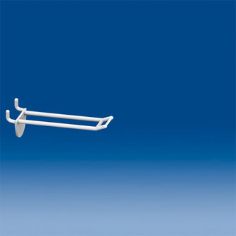 Double prong white double hook clip mm. 100 small price holder