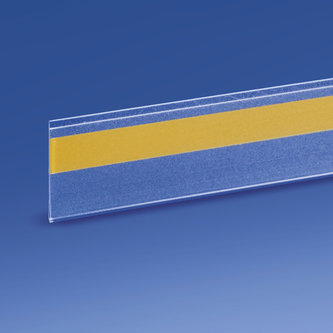 Flat adhesive scanner rail mm. 25x1000 antiglare pvc