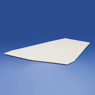 Pie de cartón de 340 x 250 mm.