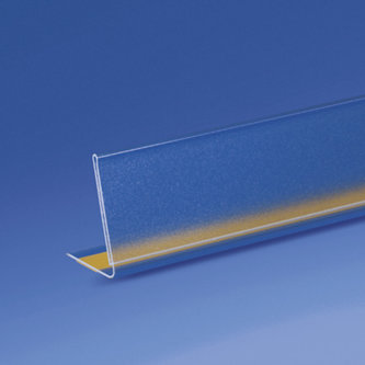 Carril de escáner adhesivo inclinado mm. 30 x 100 pvc antideslumbrante