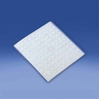 Piedino antisdrucciolo adesivo trasparente Ø mm. 8x1,6
