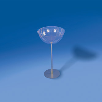Présentoir  demi-sphère Ø 500 mm avec séparateur