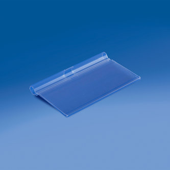 Label holder for prongs with central cut mm. 85x39