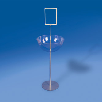 Half sphere stand Ø 500 mm with sign holder