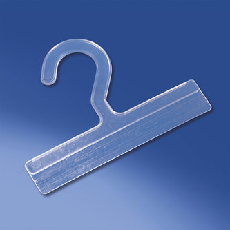Transparent plastic hook mm. 173