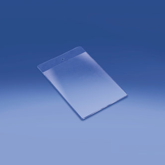 Enveloppe transparente 108x150 mm. avec trou