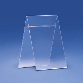 Cavalletto trasparente monofacciale o bifacciale a4 - 210 x 297 mm.