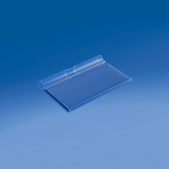 Label holder for prongs with central cut mm. 75x40