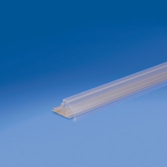 Rail for dividers with round front for label length mm. 1245