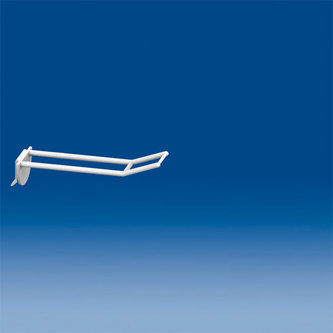 Universal double prong mm. 100 white with big price holder