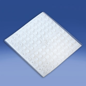 Pie adhesivo antideslizante transparente Ø mm. 8x2,2