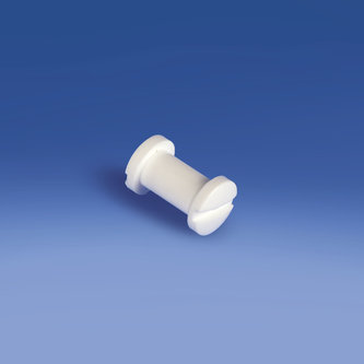 Push screw Ø mm. 9, thickness mm. 9,5 white