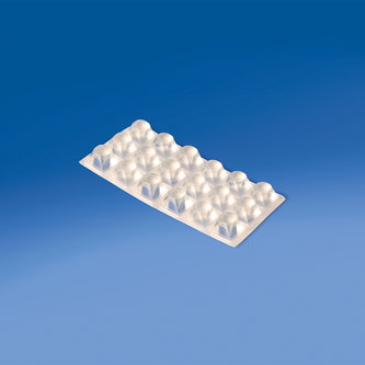 Pie antideslizante adhesivo transparente mm. 20x20x13,2