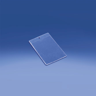 Enveloppe transparente 78x110 mm. avec trou
