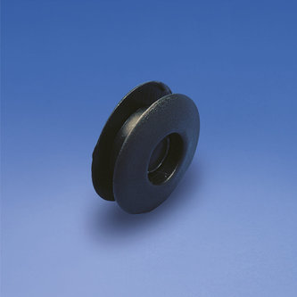 Rivet a pression noir tête 10 mm. pour épaisseur 2 mm