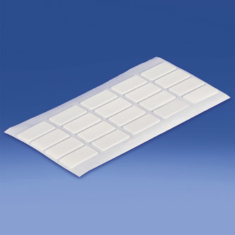 Almohadilla adhesiva rectangular mm. 37x17