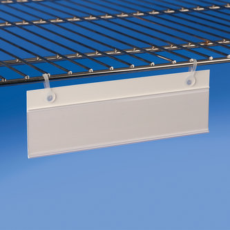 Scanner rail with holes for wire baskets