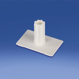 Base de exposición adhesiva para tubos de diámetro 21/25 mm.
