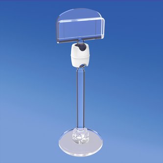 ADHESIVE MINI BASE Ø 30 MM WITH STEM AND SIGN HOLDER