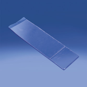 Enveloppe transparente 2 compartiments 86x226 mm. et 86x63 mm