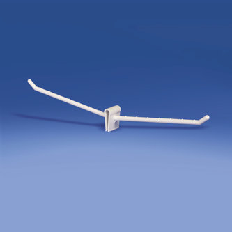 Single bilateral plastic prong mm. 120 white
