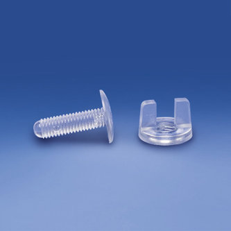 Plastic screws mm. 14 (ps 14/16) clear