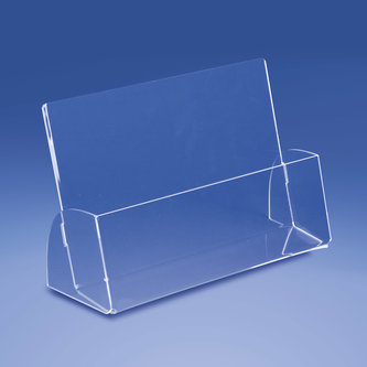 Porta depliant/leaflet in plexiglass