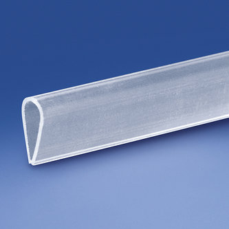 Einfaches Profil aus transparentem PVC mm. 3030