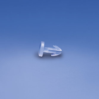 Clip d'assemblage transparent tête 12 mm. - serrage 7 mm