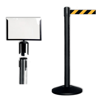 DISTANCE RETRACTABLE POSTS AND ACCESSORIES