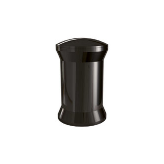 Deluxe zwart chroom afstandhouder diameter mm. 16