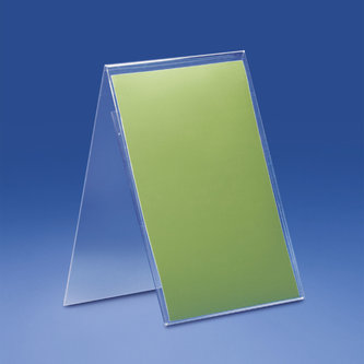 SINGLE AND DOUBLE SIDED V-SHAPED SIGN HOLDER