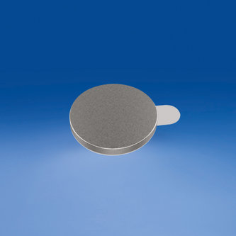 Zylindrischer Magnet mit Klebstoff ø mm. 18 - Dicke mm. 1