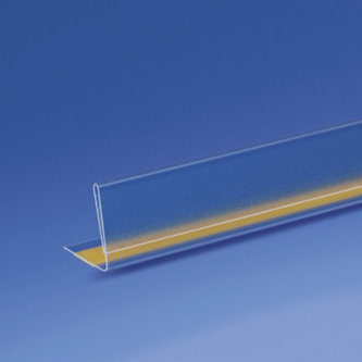 Carril de escáner adhesivo inclinado mm. 20 x 1000 pvc antideslumbrante