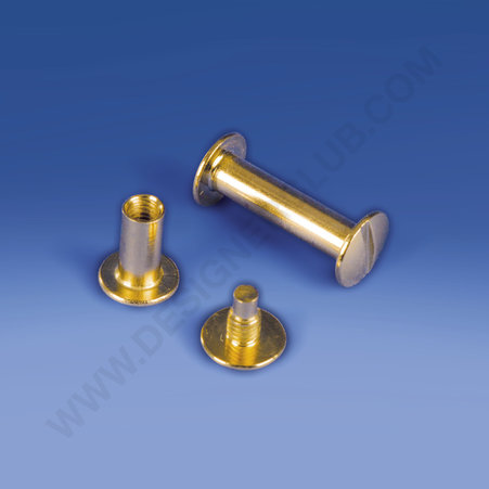 Brass binding screw thickness mm. 10