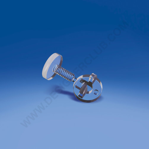 Push screw Ø mm. 15 thickness between mm. 0 – 8 clear