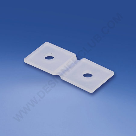 Bisagra flexible de plástico semitransparente
