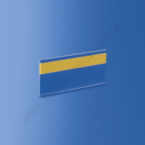 Profil porte-Étiquette adhÉsif simple pli 32 x 50 mm