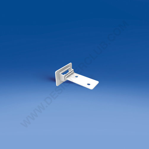 Horizontale witte clip mm. 55 x 27