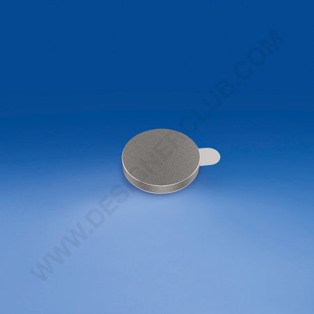 Zylindrischer Magnet mit Klebstoff ø mm. 10 - Dicke mm. 1
